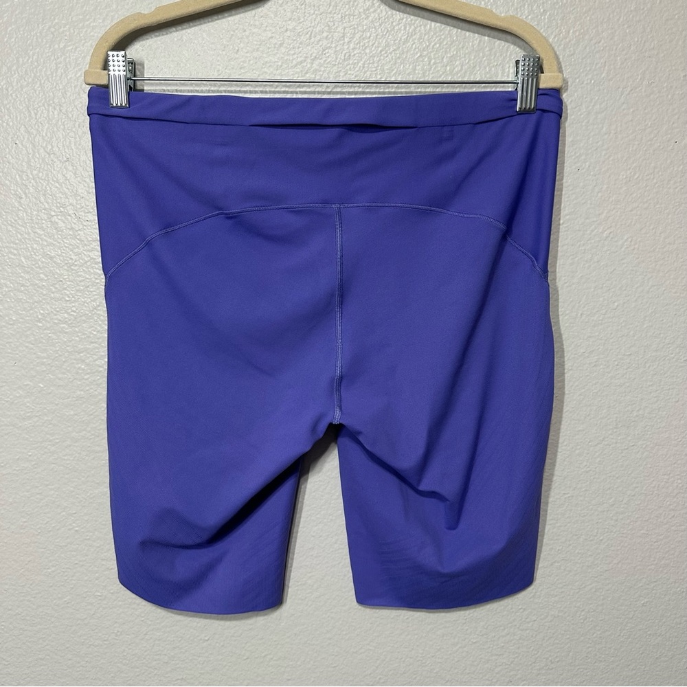 Women's Purple High-Waisted Shorts - Picture 5 of 9